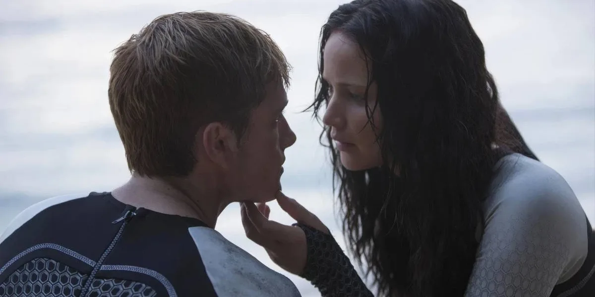 Katniss Peeta Casais Literatura Hunger Games Jogos Vorazes Em Chamas