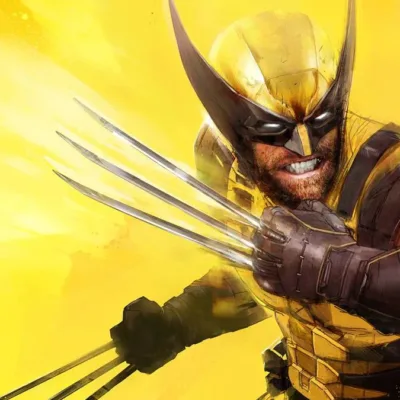 Esta é uma imagem promocional do jogo Marvel's Wolverine com o protagonista em destaque mostrando as garras. O título está sendo desenvolvido pela Insomniac Games. O lançamento está previsto para o final de 2026.