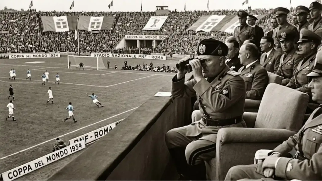 Copa do Mundo | As Polêmicas Históricas que Marcaram os Mundiais da FIFA 1 Copa do Mundo: Benito Mussolini na copa de 1934 IA