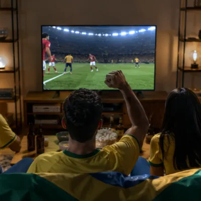 Copa do mundo: Pessoas assistindo a copa