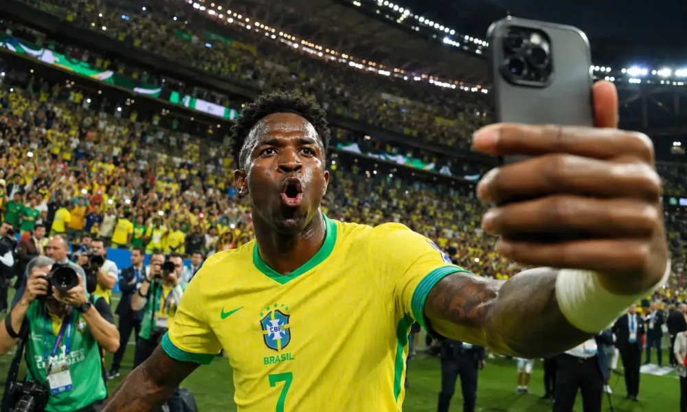 Copa do Mundo: vini jr selfie