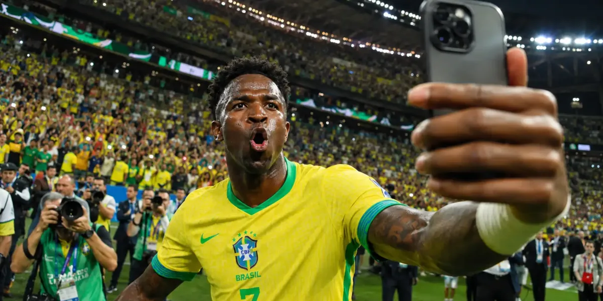 Copa do Mundo: vini jr selfie