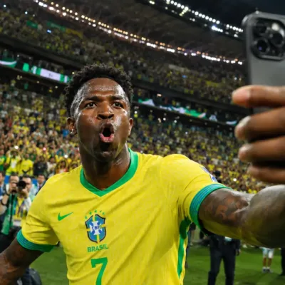 Copa do Mundo: vini jr selfie