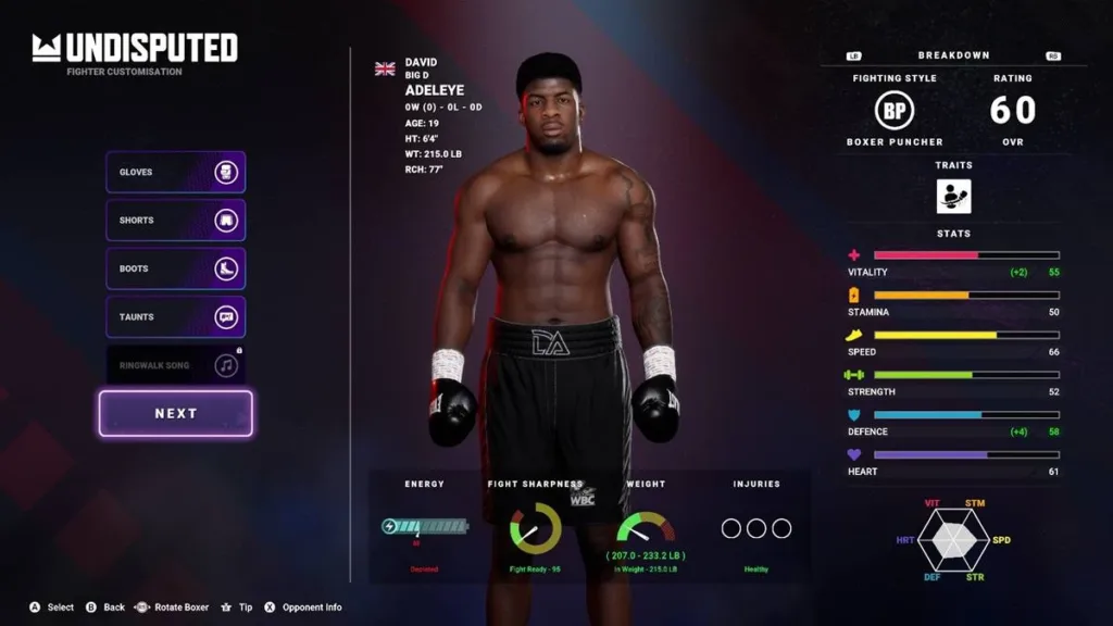 Xbox Game Pass Undisputed Jogo