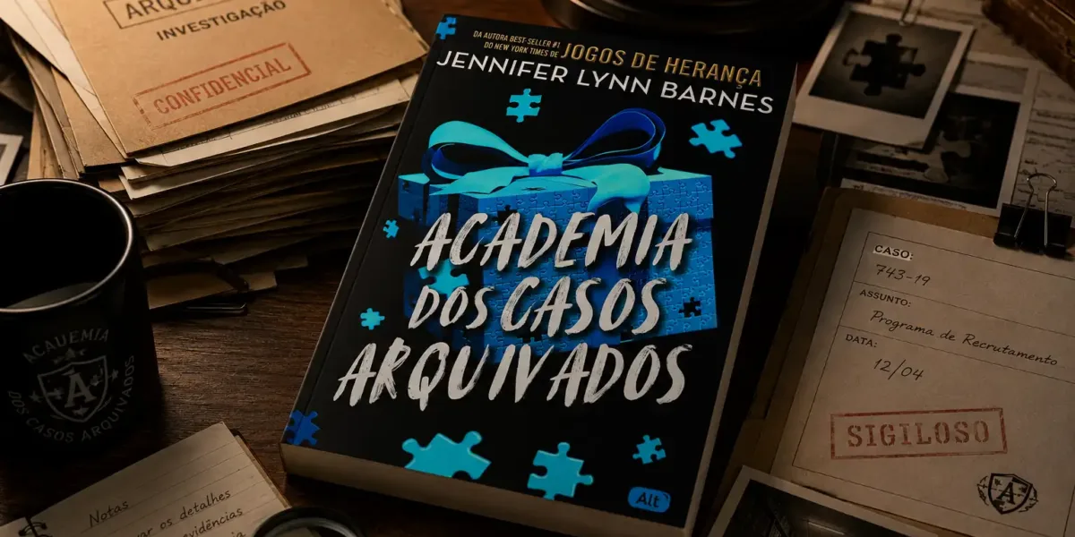 Academia dos Casos Arquivados | Onde Cada Detalhe Esconde uma Respostas Foto da capa do livro