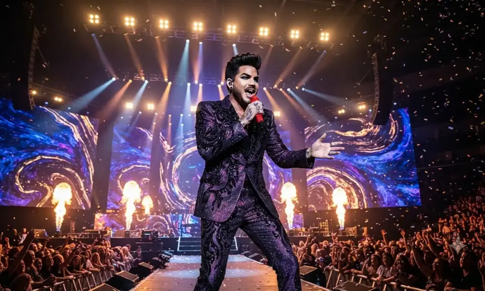 Adam Lambert no palco