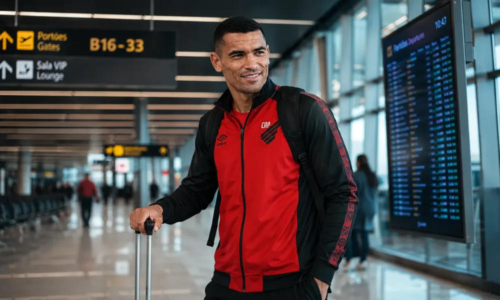 Athletico Paranaense equipe viagem 1 goleiro santos