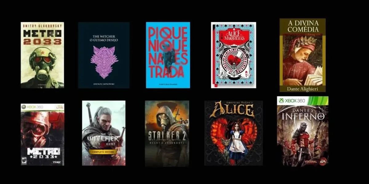 Da Literatura para o Console: Jogos Baseados em Livros que Você Precisa Jogar Ou Ler Jogos baseados em livros capa