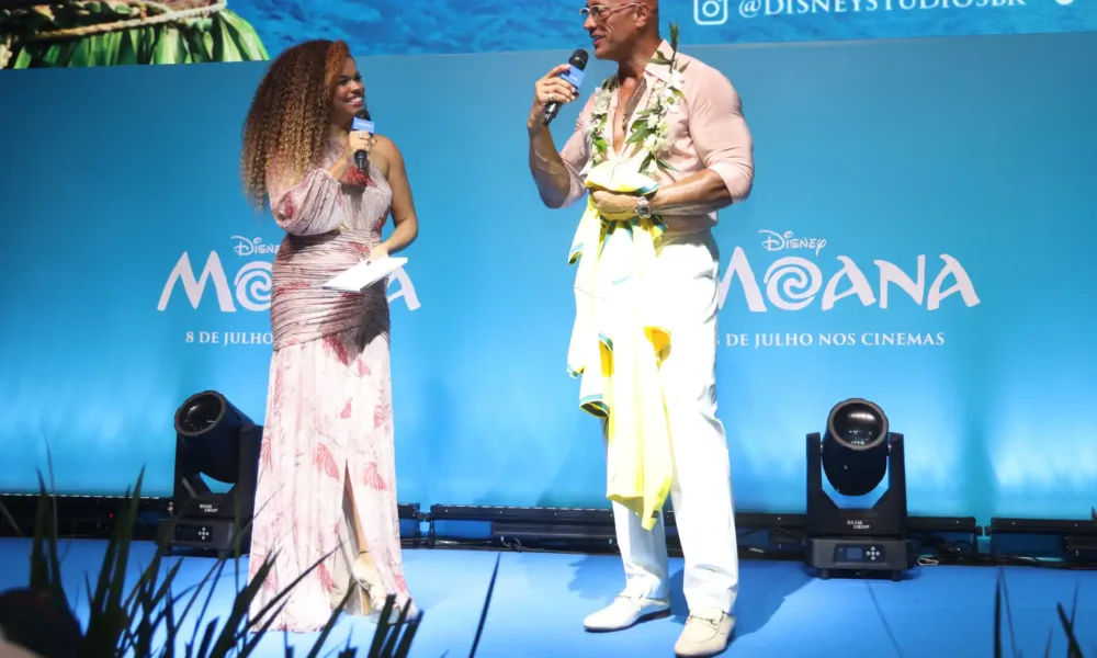 Dwayne Johnson Moana Fan Event