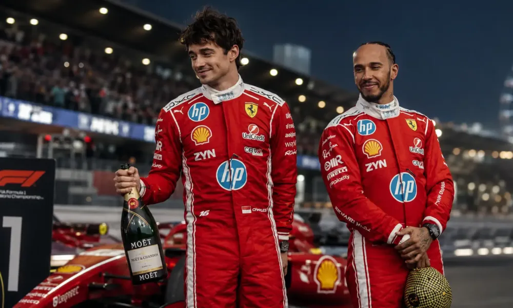 Fórmula 1 Dobradinha Ferrari