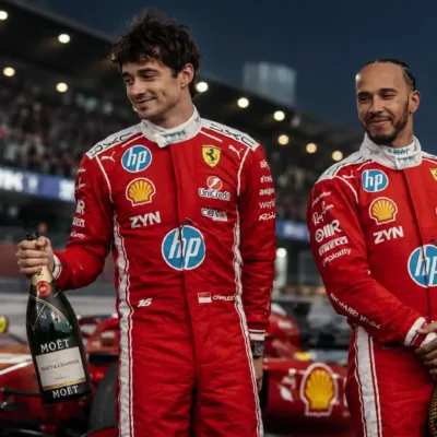 Fórmula 1 Dobradinha Ferrari