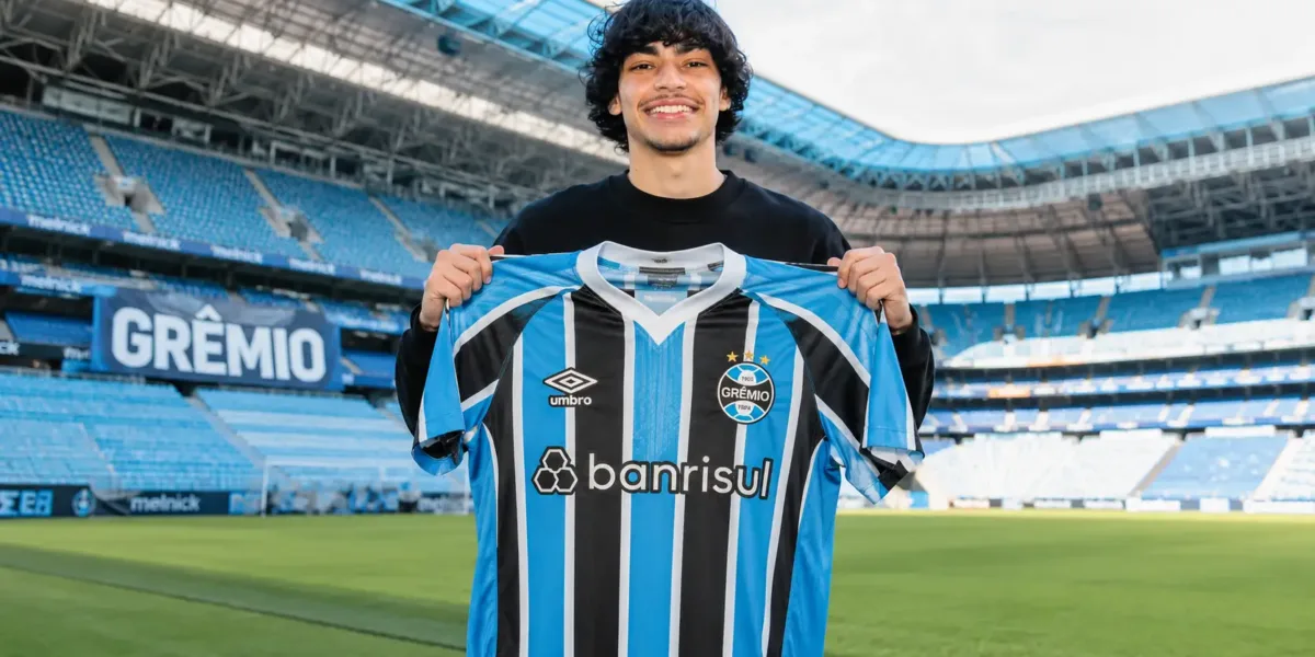 Grêmio Anuncia a Contratação de Matheus Nascimento Até 2029 Matheus Nascimento Grêmio 3