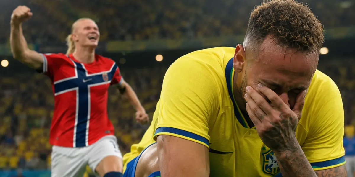 Copa do Mundo 2026 | O Brasil Perdeu a Copa em 2023? Entenda Por Que a Eliminação Começou Antes da Noruega Neymar chorando e Halaand feliz