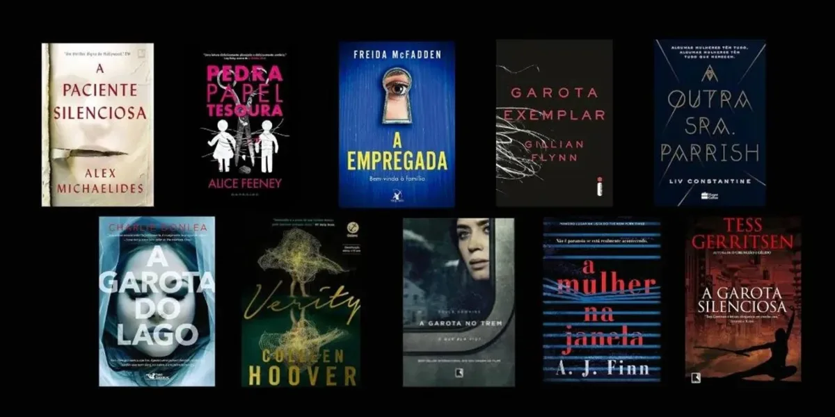Os Melhores Thrillers Psicológicos dos Últimos Anos: Livros de Suspense Imperdíveis Melhores thrillers psicológicos capa