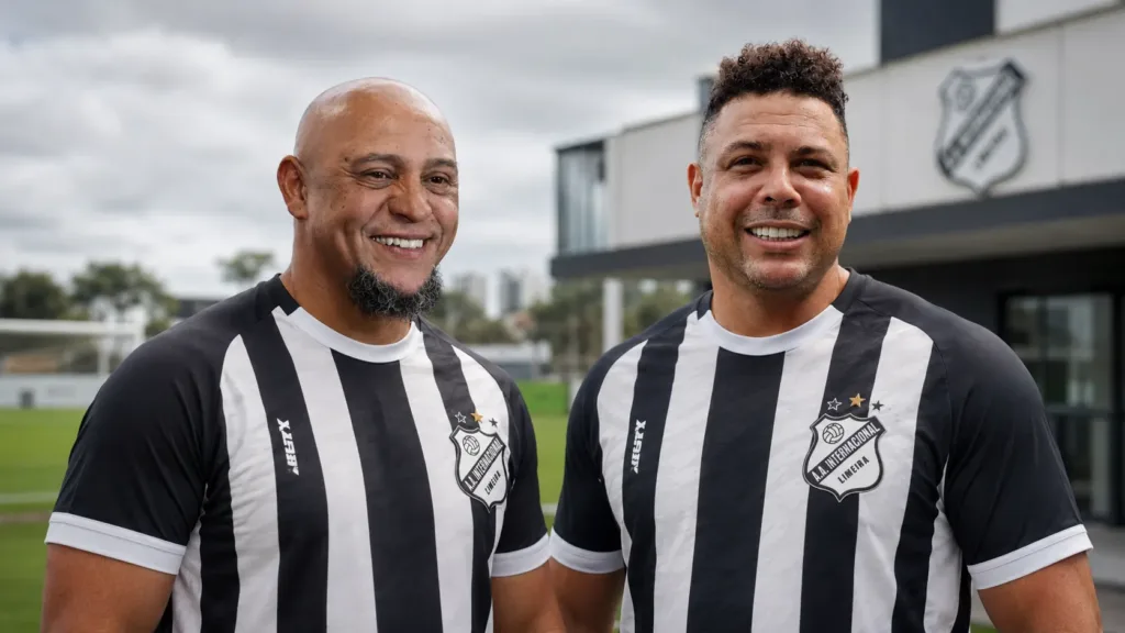SAF da Inter de Limeira Pode Receber R$ 454 Milhões e Mira Acesso à Série A 1 Ronaldo e Roberto Carlos Inter de Limeira SAF