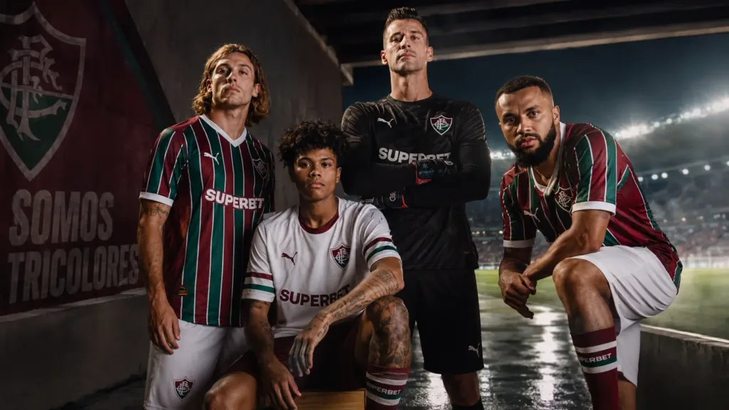 Fluminense Aprova Nova Terceira Camisa Para a Temporada 2026 1 Time do Fluminense com uniforme