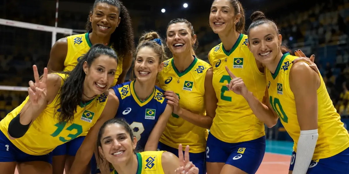 Brasil inicia semana decisiva da Liga das Nações Feminina de Vôlei em busca de vaga na fase final Volêi feminino Brasil 2