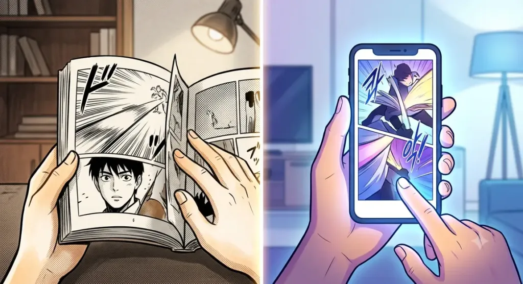 Webtoon e Mangá