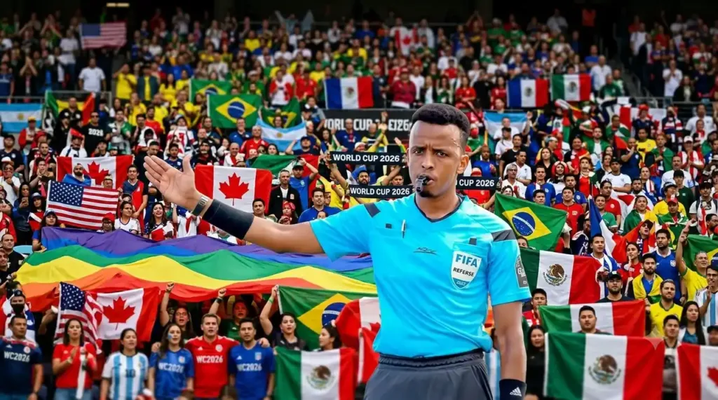 Copa do Mundo 2026 | As 5 Grandes Decepções do Torneio 4 árbitro Omar Abdulkadir Artan, banido da Copa do Mundo 2026