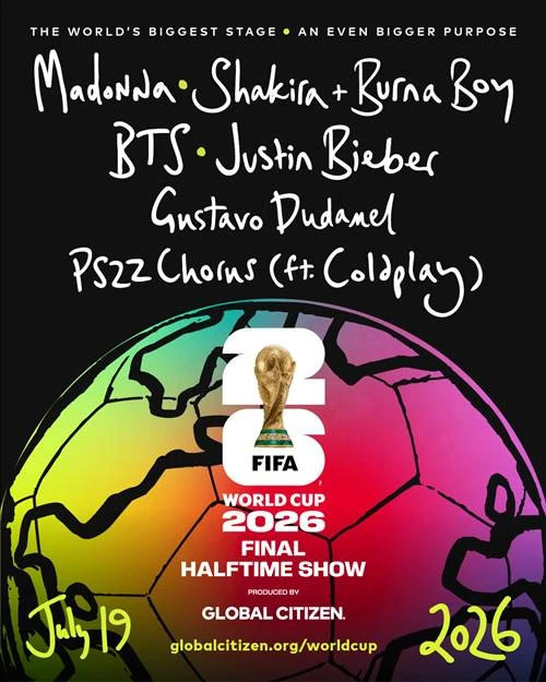 Copa do Mundo 2026 | Justin Bieber Se Apresentará na Grande Final 2 Final Copa do Mundo 2026 FIFA anúncio shows