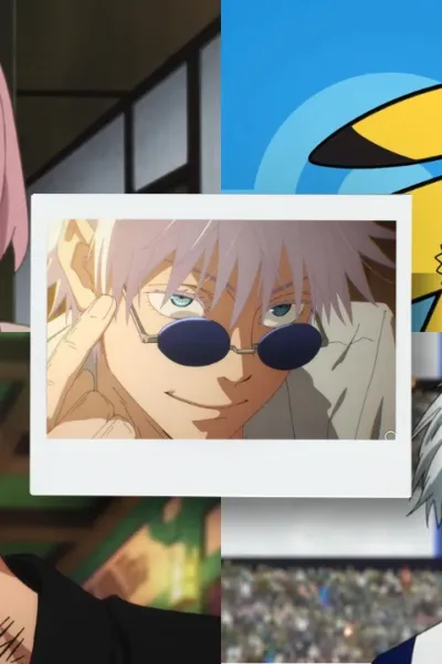 5 personagens associados a uma cor