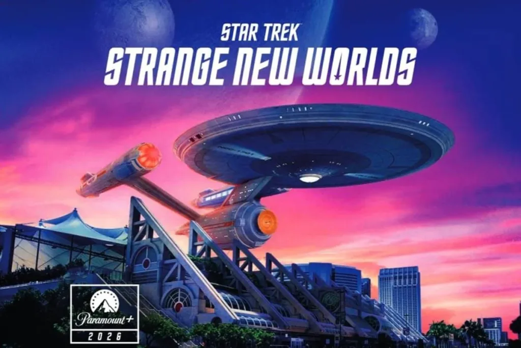 Star Trek Celebra 60 Anos com Painel, Prévia Exclusiva e Experiências na Comic-Con de San Diego 1 Strange New World Paramount San Diego Comic Con International 2026 Star Trek 60 Anos 6