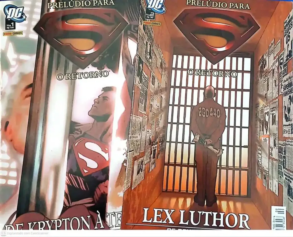 prelúdio superman o retorno hq panini dc 2