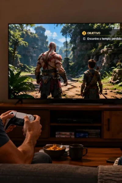 Videogame Também É Ponto De Encontro | Como Os Games Conectam Amigos Na Vida Adulta Homem jogando videogame