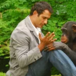 Marcos Pasquim em cena com Kate (Xico) na novela