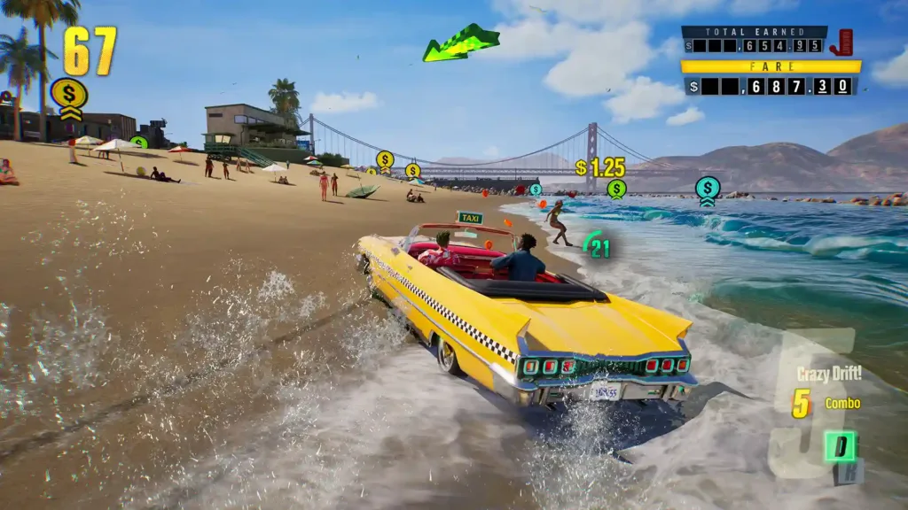 BGS 2026 Chega ao Último Dia Com Nintendo, SEGA, Square Enix e Grandes Atrações 1 Crazy Taxi World Tour Sega - BGS - Brasil game Show 2026
