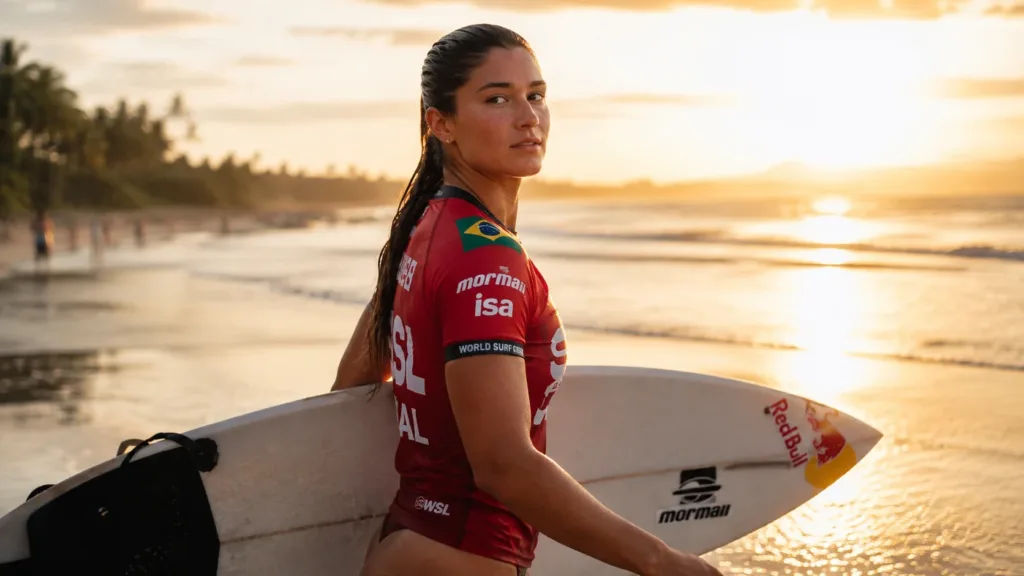 Luana Silva Estreia Com Derrota E É Eliminada Da Etapa Da WSL No Taiti 1 Luana Silva Surfe 02