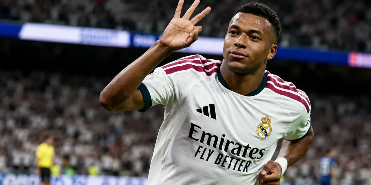 Mbappé Faz Três, Real Madrid Goleia e Mourinho Volta em Grande Estilo ao Bernabéu Mbappé Real Madri 02
