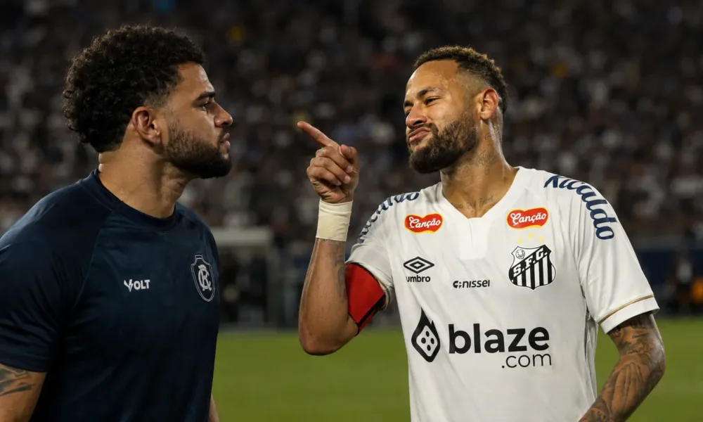 Neymar provocando