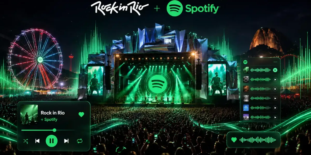 Rock In Rio 2026 Ganha “Match” Musical Com o Line-Up no Spotify Rock in Rio 2026 e Spotify
