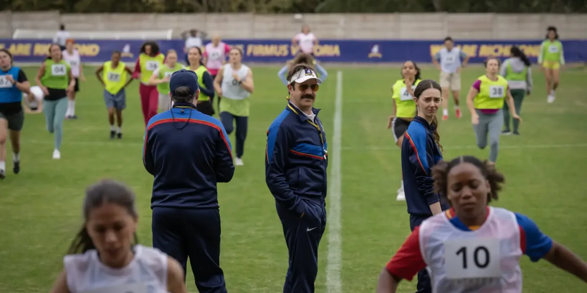 Ted Lasso treinando
