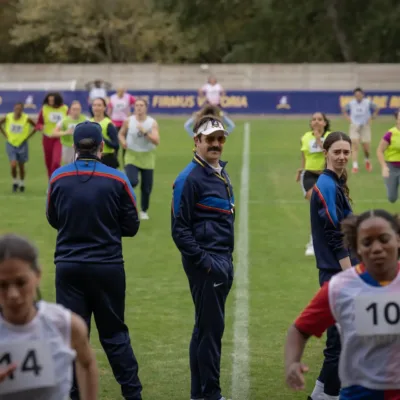 Ted Lasso treinando