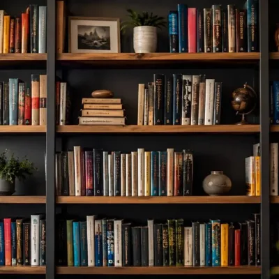 Estante livros IA