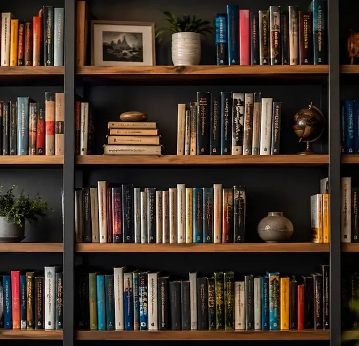 Estante livros IA