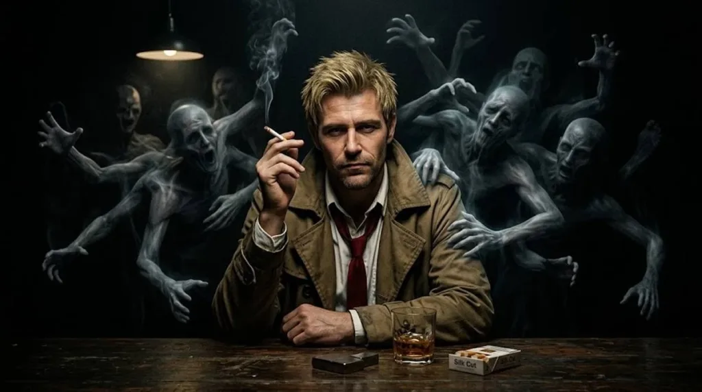 John Constantine e a Magia de Trincheira: O Fardo de Sobreviver no Fundo do Cinzeiro 5 John Constantine DC Por que Maiores Anti Heróis DC 5