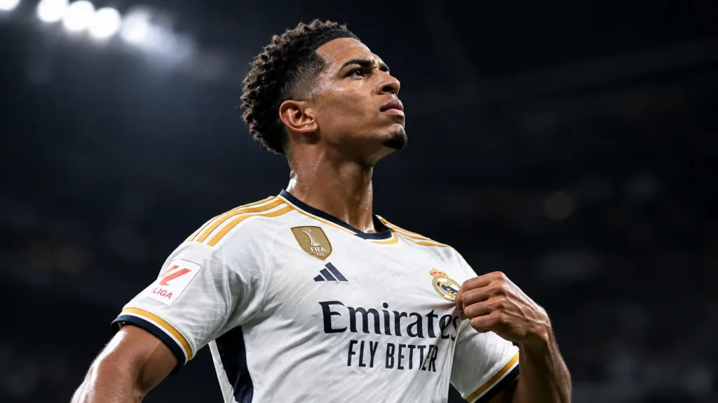 Bellingham brilha, Real Madrid goleia Málaga e mantém 100% na La Liga 1 Jude Bellingham Real Madrid
