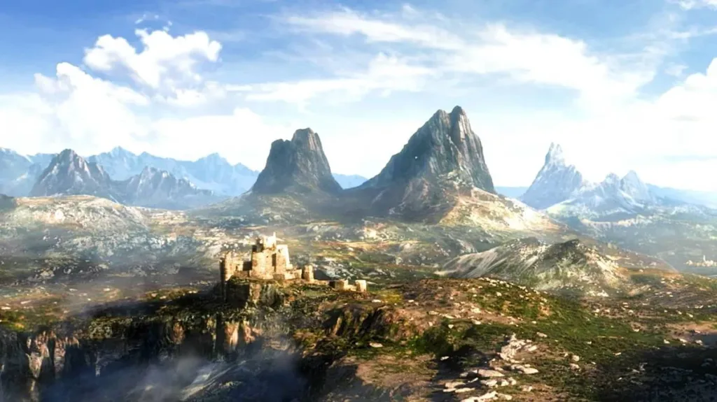 Paisagem de The Elder Scrolls