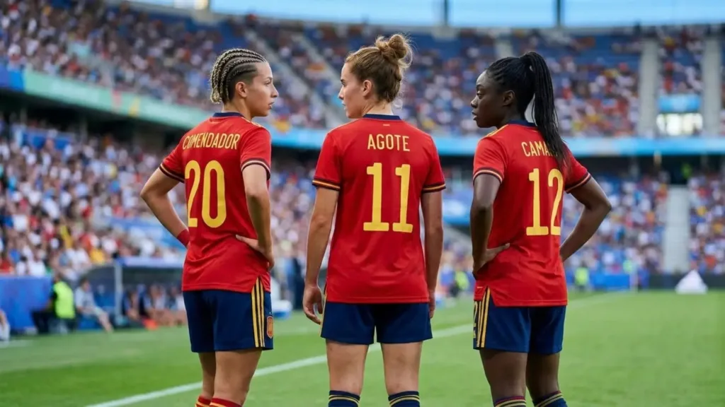 Espanha e Coreia do Norte Colocam Estilos Opostos em Final do Mundial Feminino Sub-20 1 Jogadoras da Espanha