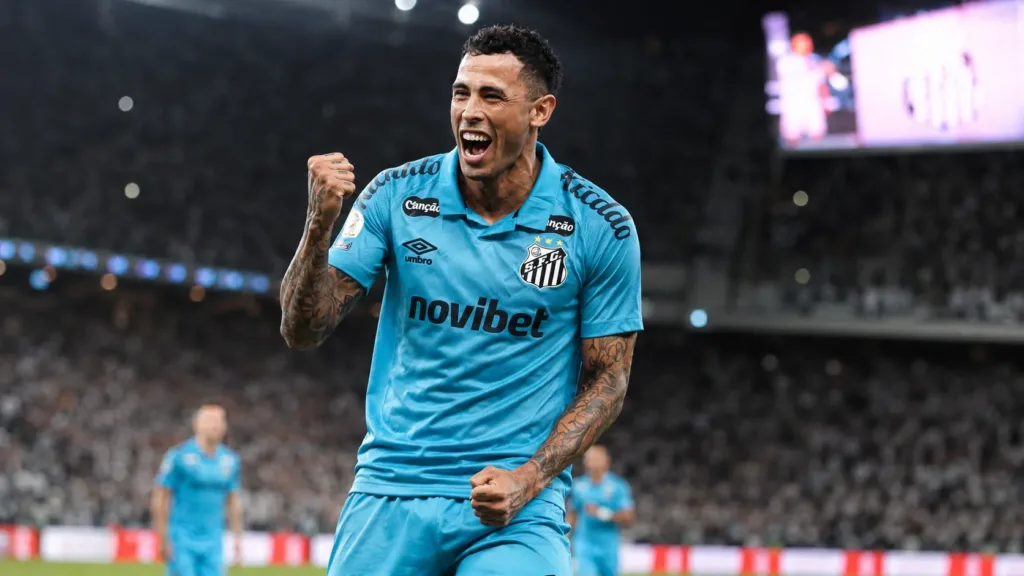 Santos Respira Após Vencer o Corinthians e Vê Risco de Rebaixamento Cair Para 16,3% 1 Cristian Oliveira Santos 01