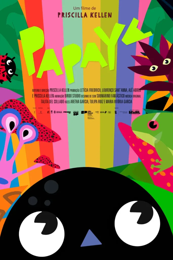 “Papaya” Transforma Natureza, Cores E Silêncio Em Uma Aventura Para O Público Infantil 1 Filme Papaya Pôster