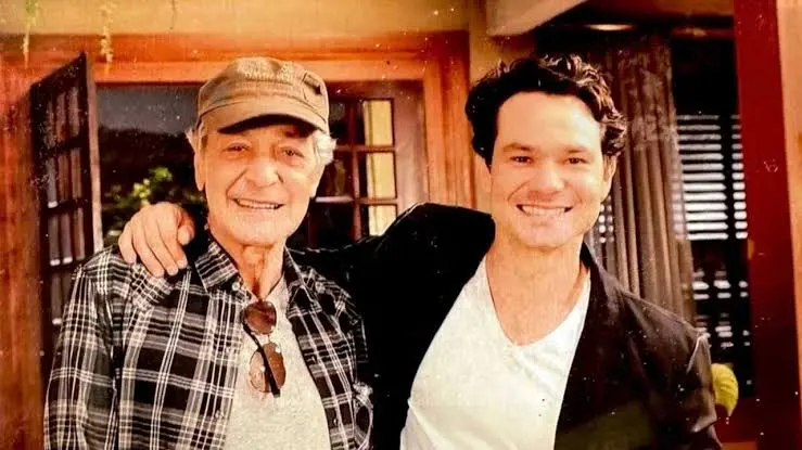 Gracindo Jr e seu filho Gabriel Gracindo em uma foto publicada no instagram