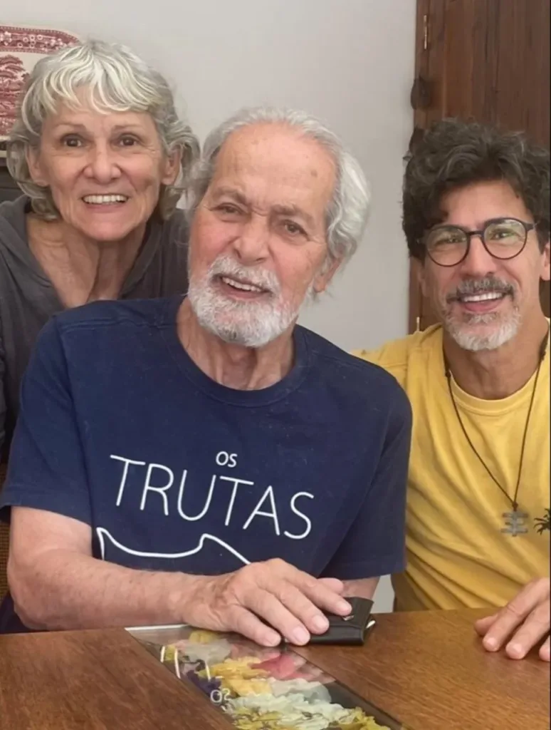 Gracindo Jr Leonardo Bricio e  Daysi Poli em uma foto recente publicada no instagram