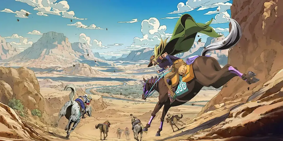 “JoJo’s Bizarre Adventure: Steel Ball Run” Inicia Nova Etapa Com Episódios Semanais Na Netflix JoJo’s Bizarre Adventure: Steel Ball Run 2