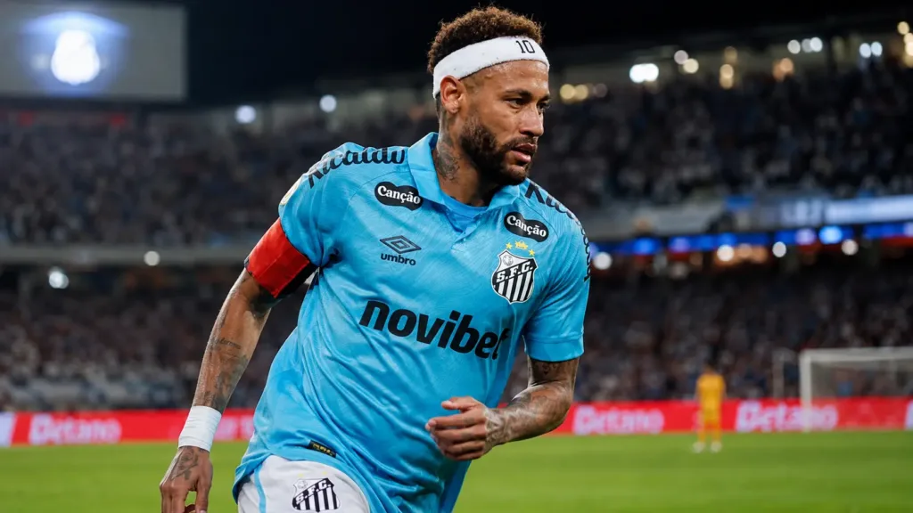 Santos Respira Após Vencer o Corinthians e Vê Risco de Rebaixamento Cair Para 16,3% 2 Neymar Reação Santos 02