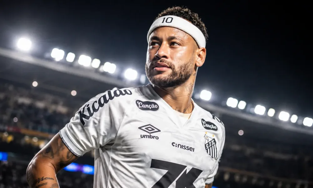 Neymar Reação Santos 03