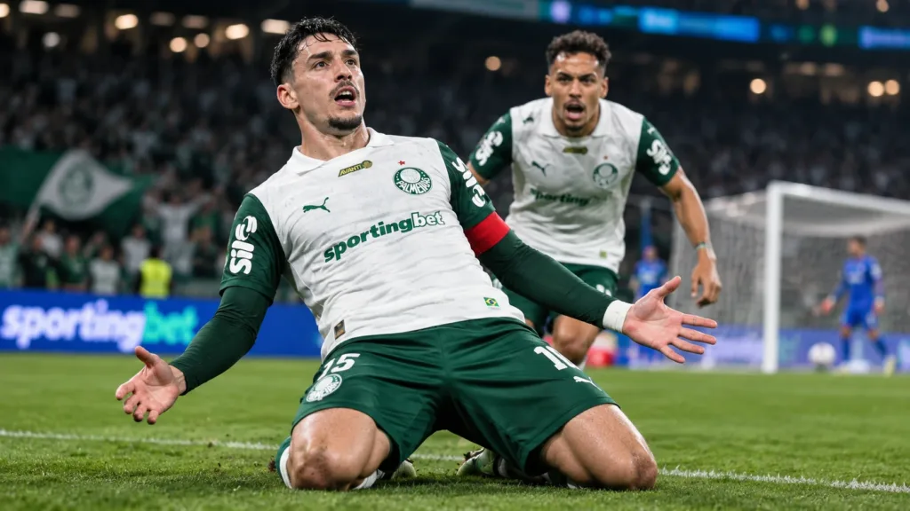 Uniões de Torcidas I As Alianças Que Dividem o Futebol Brasileiro 1 Jogadores do Palmeiras comemorando